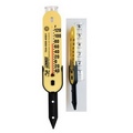 Rain Gauge Thermometer